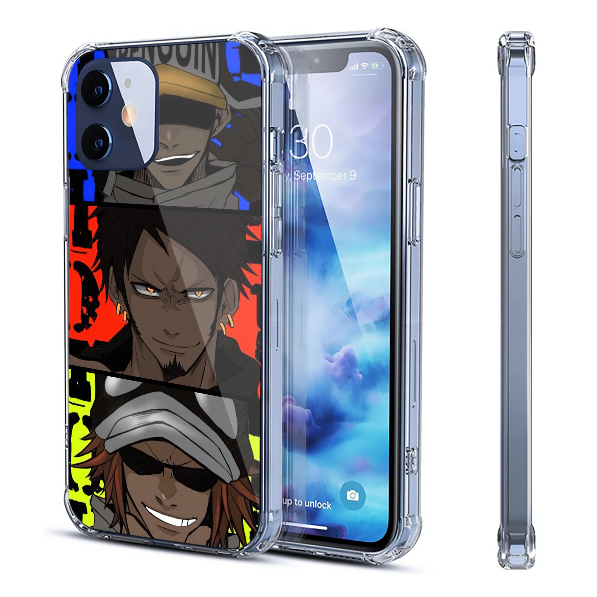 （画像用） ワンピース ONE PIECE 【iPhone 12シリーズ対応】透明スマホケース（クリアソフトケース）